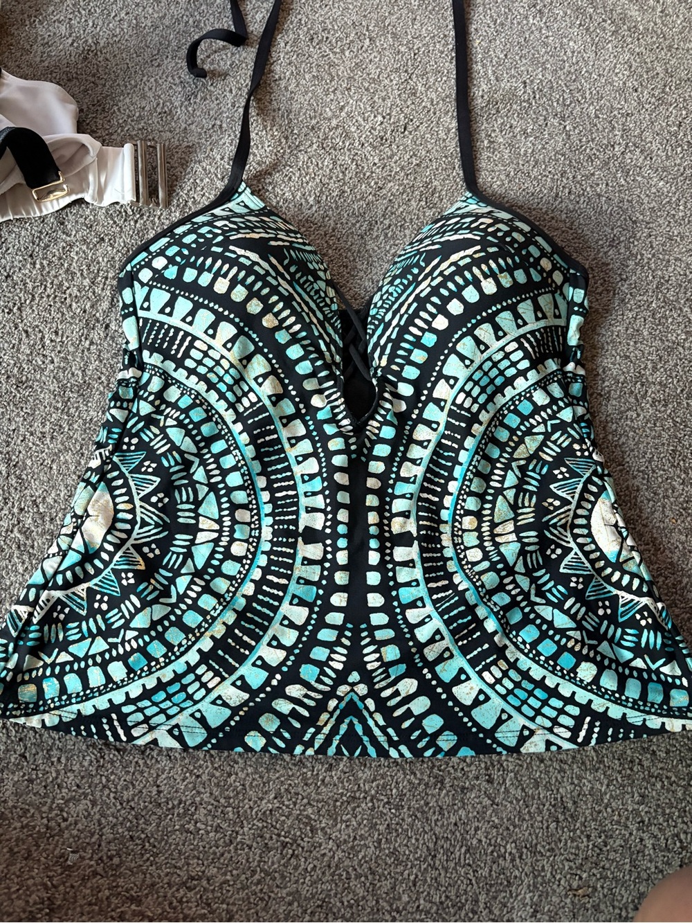 Kenneth Cole New York Halter Tankini Top